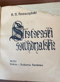Miniatura okładki Nowaczyński Adolf Skotopaski sowizdrzalskie.