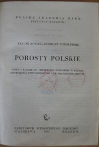 Zdjęcie nr 3 okładki Nowak Janusz, Tobolewski Zygmunt Porosty polskie. Opisy i klucze do oznaczania porostów w Polsce dotychczas stwierdzonych lub prawdopodobnych.