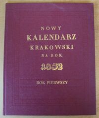 Miniatura okładki  Nowy kalendarz na rok panski 1832 mający dni 366. Podług układu F.X. Ryszkowskiego f. i M. Doktora. Na południk krakowski wyrachowany przez A. Z.