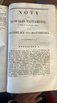 Zdjęcie nr 3 okładki  Nowy Testament Pana Naszego Jezusa Chrystusa. Noty do Nowego Testamentu /tłum.: X. Jak: Wuyka z Wąg.]