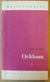 Zdjęcie nr 1 okładki Palacz Ryszard Ockham. /Myśli i Ludzie/