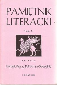 Miniatura okładki  Pamiętnik Literacki. Tom X.