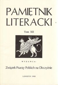 Miniatura okładki  Pamiętnik Literacki. Tom XII.