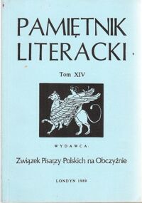 Miniatura okładki  Pamiętnik Literacki. Tom XIV.