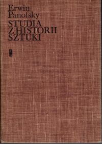 Miniatura okładki Panofsky Erwin Studia z historii sztuki.