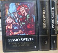 Miniatura okładki Peter Michał, Wolniewicz Marian /red./ Pismo Święte Starego i Nowego Testamentu. W przekładzie z języków oryginalnych ze wstępem i komentarzami. T.I-III.