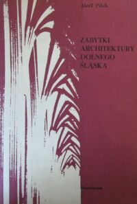 Miniatura okładki Pilch Józef Zabytki architektury Dolnego Śląska.