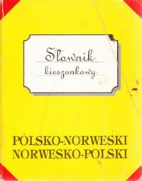 Zdjęcie nr 1 okładki Piotrowski Marek Słownik kieszonkowy polsko-norweski, norwesko-polski.