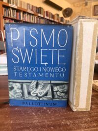 Zdjęcie nr 2 okładki  Pismo Święte Starego i Nowego Testamentu w przekładzie z języków oryginalnych. Opracował zespół biblistów polskich z inicjatywy Benedyktynów Tynieckich. Biblia Tysiąclecia.