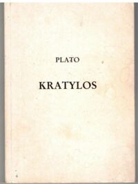 Miniatura okładki Plato /przeł. Brzostowska Zofia/ Kratylos. 