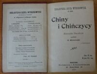 Zdjęcie nr 2 okładki Plauchut Edmund /przeł. Michałowski H./ Chiny i Chińczycy. /Biblioteka Dzieł Wyborowych Nr 143/