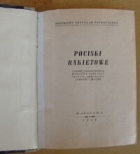Zdjęcie nr 2 okładki  Pociski rakietowe Stanów Zjednoczonych, Wielkiej Brytanii, Francji, Szwajcarii, Szwecji i Włoch.