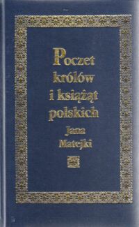 Miniatura okładki  Poczet królów i książąt polskich Jana Matejki. 