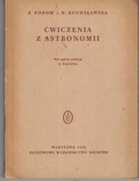 Miniatura okładki Popow P. i Bogusławski N. Ćwiczenia z astronomii