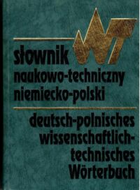 Zdjęcie nr 1 okładki Praca zbiorowa Słownik naukowo-techniczny, niemiecko-polski.