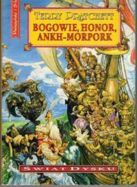Miniatura okładki Pratchett Terry Bogowie, honor, Ankh-Morpork.