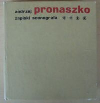 Miniatura okładki Pronaszko Andrzej Zapiski scenografa. Wspomnienia - artykuły - listy.