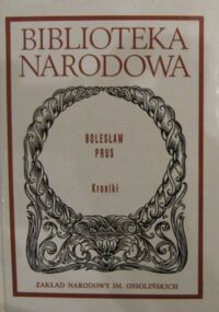 Miniatura okładki Prus Bolesław Kroniki. Wybór. /Seria I. Nr 285/