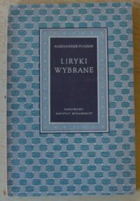 Miniatura okładki Puszkin Aleksander Liryki wybrane.