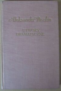 Miniatura okładki Puszkin Aleksander Utwory dramatyczne. /Dzieła wybrane. Tom IV/