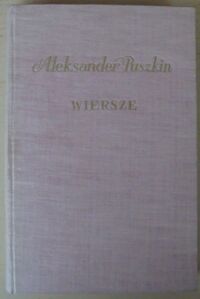 Miniatura okładki Puszkin Aleksander Wiersze. /Dzieła wybrane. T.I/