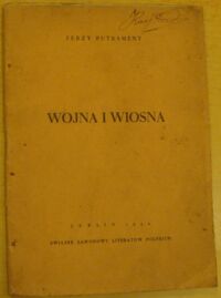 Miniatura okładki Putrament Jerzy Wojna i wiosna.