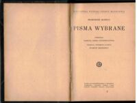 Miniatura okładki Quesnay Franciszek Pisma wybrane.
