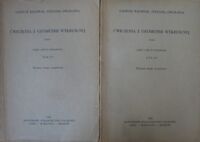 Miniatura okładki Rachwał Tadeusz, Dwuraźna Stefania Ćwiczenia z geometrii wykreślnej. Tom I. Część 1. Rzuty cechowe. Tekst. Atlas.