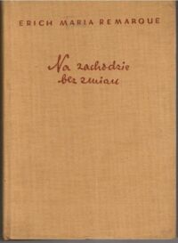 Miniatura okładki Remarque Erich Maria Na Zachodzie bez zmian.