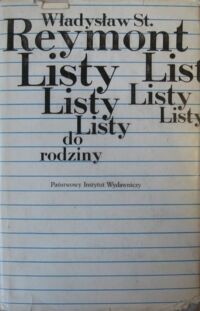 Miniatura okładki Reymont Władysław St. Listy do rodziny.