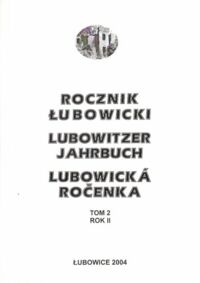 Miniatura okładki  Rocznik łubowicki. Lubowirzer Jahrbuch. Lubowicka Rocenka.