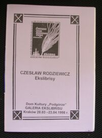 Miniatura okładki Rodziewicz Czesław Ekslibrisy.