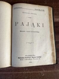 Zdjęcie nr 4 okładki Rzewuski Henryk, Junosza Klemens Pamiętniki starego szlachcica litewskiego. Tom I-II. Pająk. Obrazki z życia warszawskiego. /Seria "Gazeta Polska" Tom 23, 24 i 26, vol. 1/