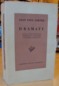 Zdjęcie nr 1 okładki Sartre Jean Paul Dramaty. Muchy. Przy drzwiach zamkniętych. Ladacznica z zasadami. Niekrasow.