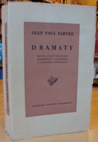 Zdjęcie nr 1 okładki Sartre Jean Paul Dramaty. Muchy. Przy drzwiach zamkniętych. Ladacznica z zasadami. Niekrasow.