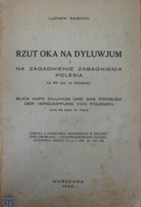 Miniatura okładki Sawicki Ludwik Rzut oka na dyluwjum i na zagadnienie zabagnienia Polesia. /Odbitka z pamiętnika konferencji w sprawie zmeljorowania i zagospodarowania Polesia. "Inżynierja rolna" Nr.6 r.1928. str.330-406/