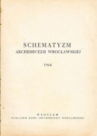 Miniatura okładki  Schematyzm Archidiecezji wrocławskiej 1964. 