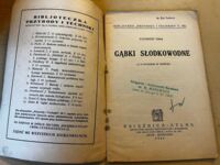 Zdjęcie nr 2 okładki Simm Kazimierz  Gąbki słodkowodne (z 19 rycinami w tekście). /Bibljoteka "Przyrody i Techniki" T. XII/