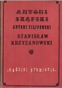 Miniatura okładki Skąpski A., Filipowski A., Krzyżanowski S. Nadziei promienie. Trzy pamiętniki z XIX wieku.