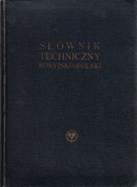 Miniatura okładki Skibicki Wacław Słownik techniczny rosyjsko - polski.