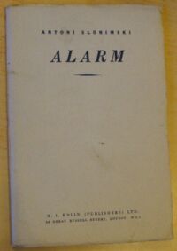 Zdjęcie nr 1 okładki Słonimski Antoni Alarm. 