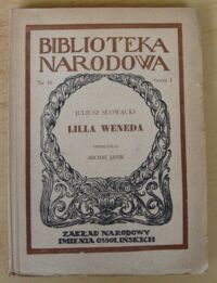 Miniatura okładki Słowacki Juljusz Lilla Weneda. /Seria I. Nr 16/