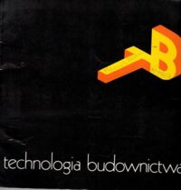 Miniatura okładki Słowiński Zbigniew, Martinek Włodzimierz i in. Technologia budownictwa. Podręcznik do technikum. Część 1-2.