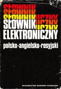 Zdjęcie nr 1 okładki  Słownik elektroniczny polsko-angielsko-rosyjski.