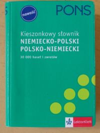 Zdjęcie nr 1 okładki  Słownik kieszonkowy niemiecko-polski polsko-niemiecki.