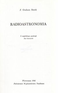 Miniatura okładki Smith Graham F. /z ang. przeł. Lissowski Jan/ Radioastronomia. /Biblioteka Problemów Tom 93/