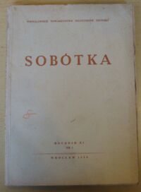 Miniatura okładki  Sobókta. Rocznik XI. Nr 1.