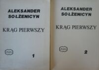 Miniatura okładki Sołżenicyn Aleksander Krąg pierwszy. T.I-II. /Biblioteka Kultury tom 187/