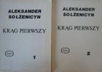 Zdjęcie nr 1 okładki Sołżenicyn Aleksander Krąg pierwszy. T.I-II. /Biblioteka Kultury tom 187/