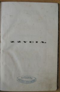 Miniatura okładki Sowiński Leonard Z życia, okruchy poematu.